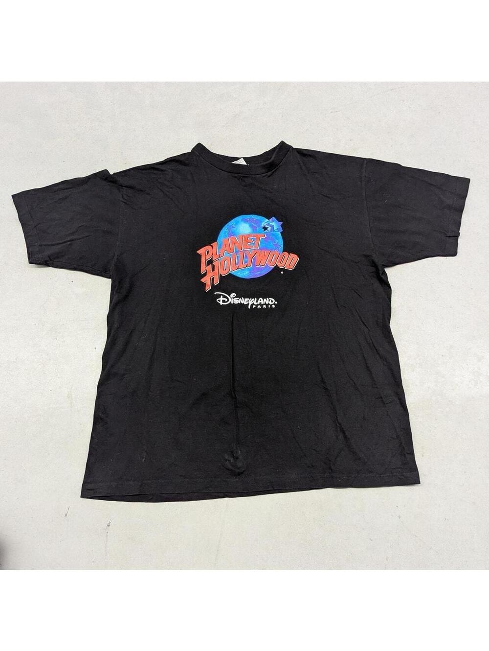 Vintage 90s Planet Hollywood Disneyland Paris t-shirt